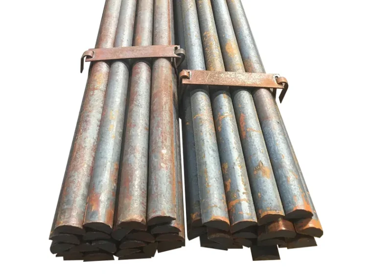Bundled carbon steel half-round bars