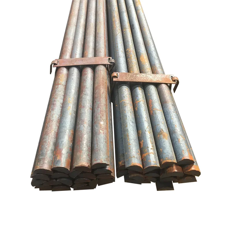 Bundled carbon steel half-round bars