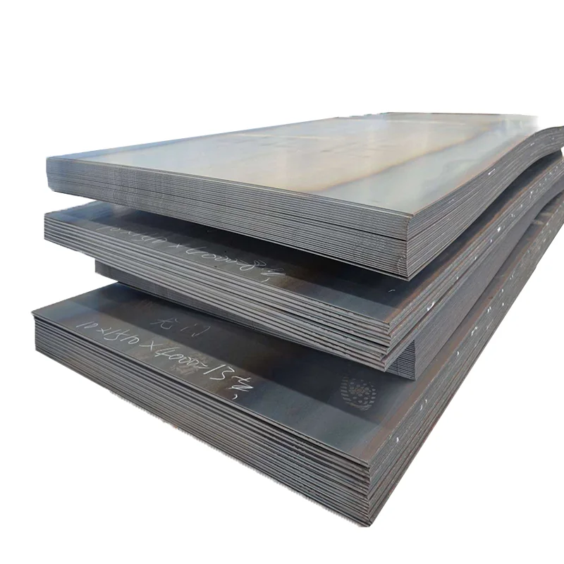 Stacked carbon steel plates