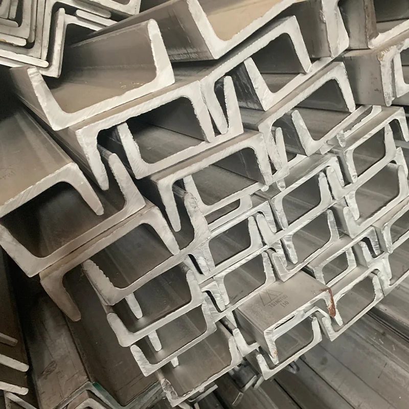 Stainless steel channel sections in multiple sizes