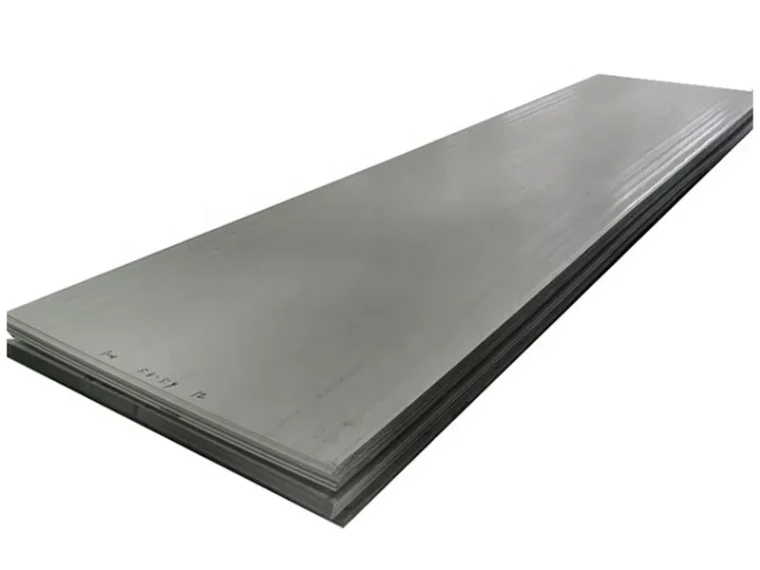 Stacked hot-rolled stainless steel plates
